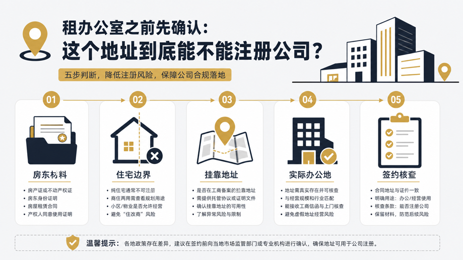租办公室之前先确认：这个地址到