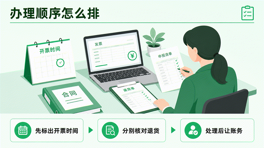 发票开错了别乱处理：退货、折让、红冲分别怎么办？(图3)