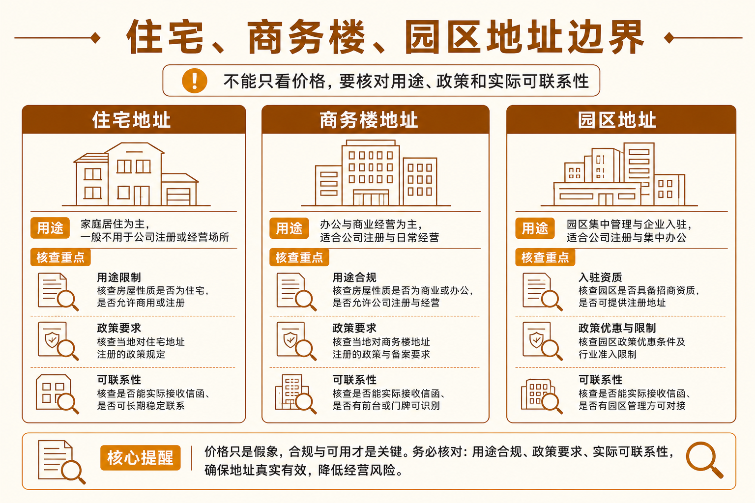 苏州公司注册地址有什么要求？选择经营地址时要注意什么？(图4)